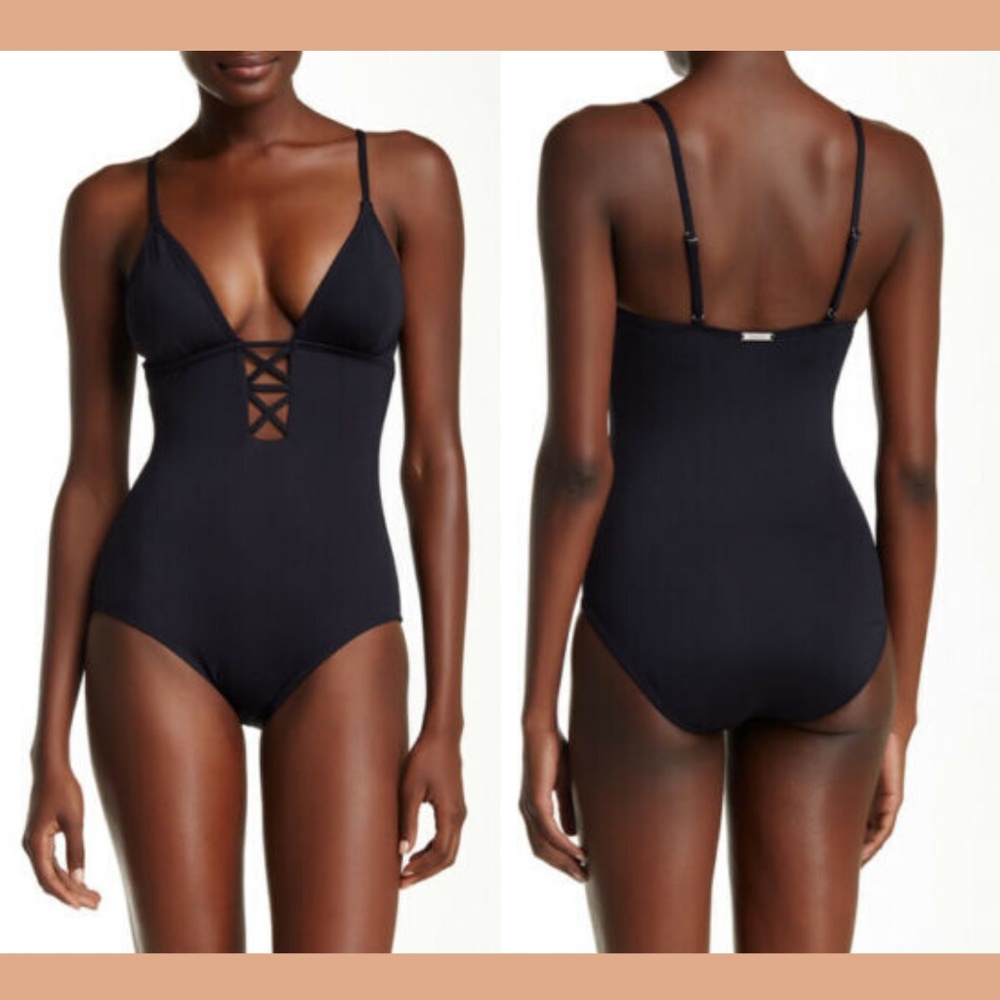 NEW Laundry by Shelli Segal Strapped One Piece